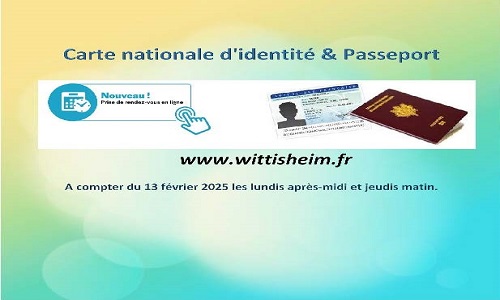 Demande de carte d'identité et passeport