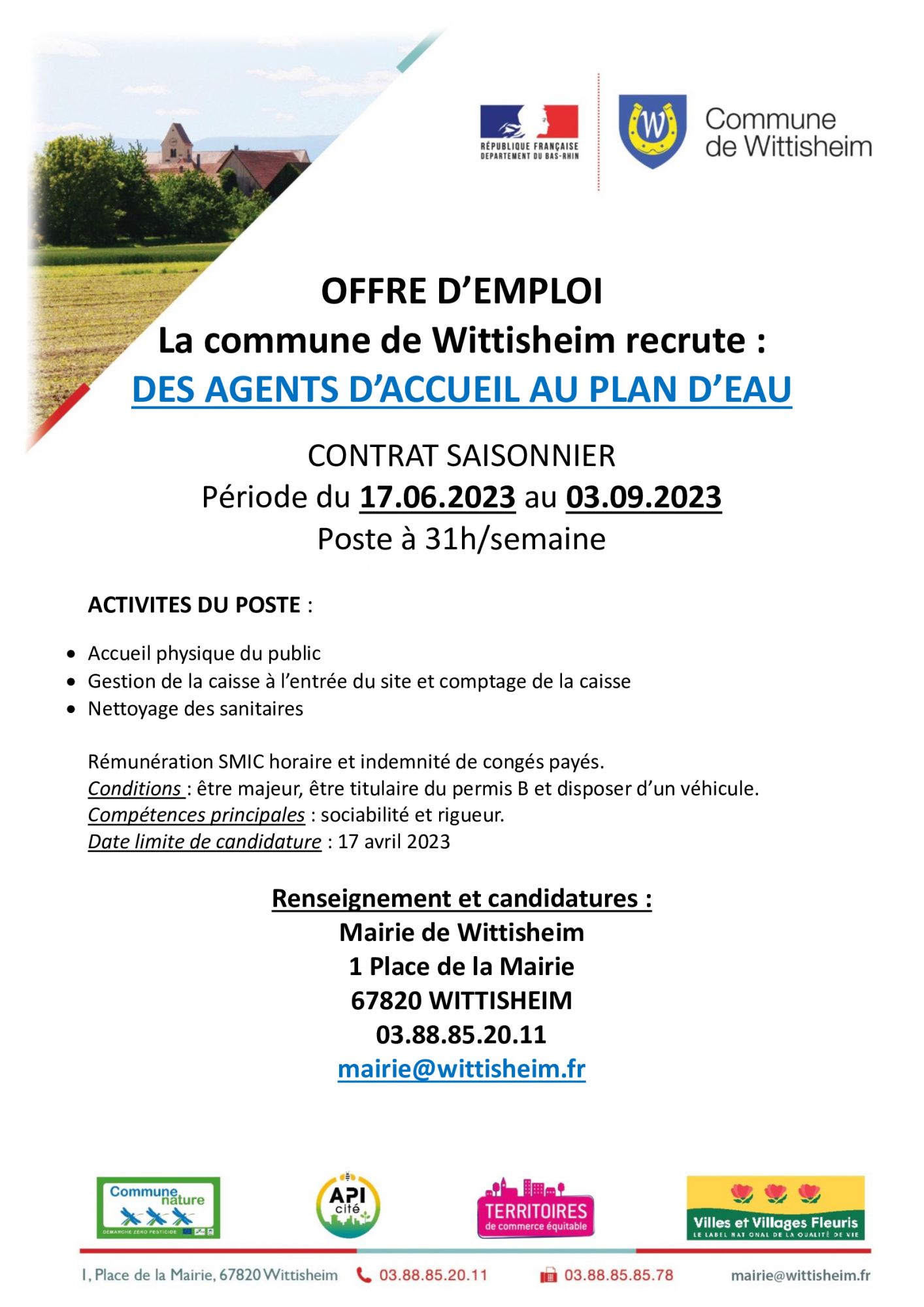 offre d'emploi