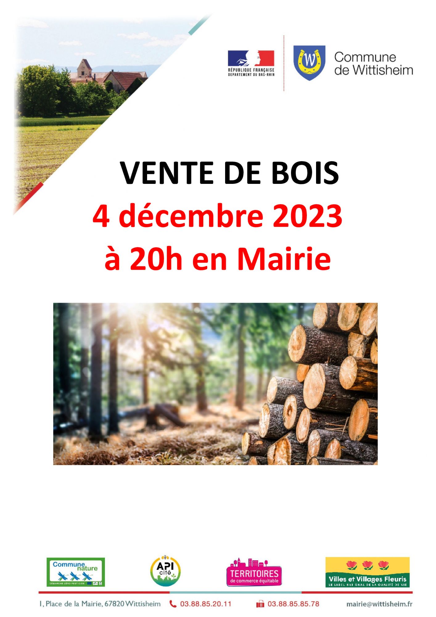 vente de bois